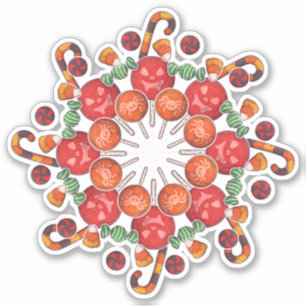 Happy Halloween Bonbons Aufkleber