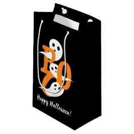 Happy Halloween Boo Ghosts Black Kleine Geschenktüte