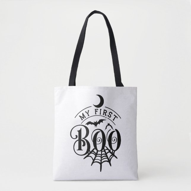 Happy Halloween Boo Modern Tasche (Vorderseite)
