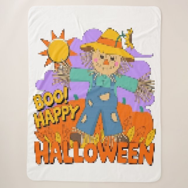 Happy Halloween boy  Sherpadecke (Vorderseite)