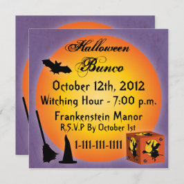 Happy Halloween Bunco Einladung