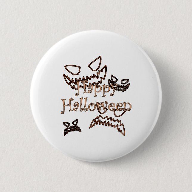 happy Halloween        Button (Vorderseite)