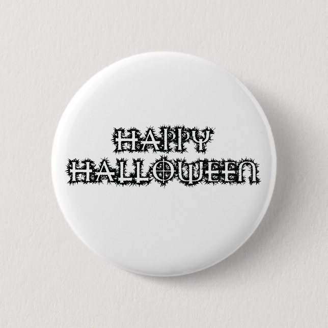 Happy Halloween Button (Vorderseite)
