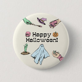 Happy Halloween Button