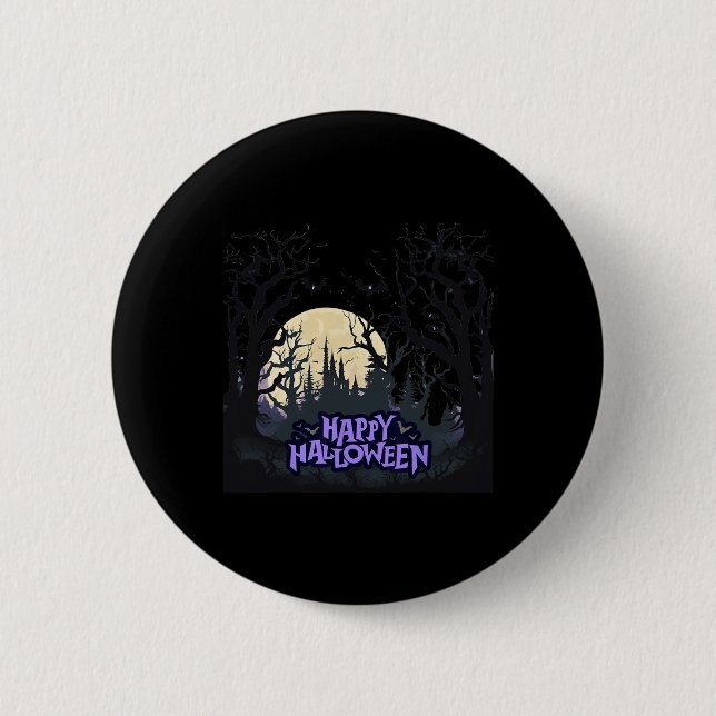 Happy Halloween Button (Vorderseite)