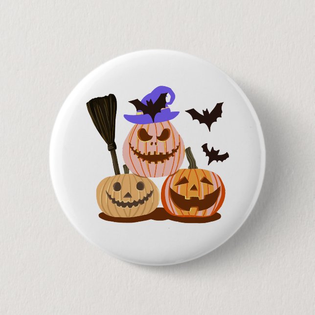 Happy Halloween Button (Vorderseite)