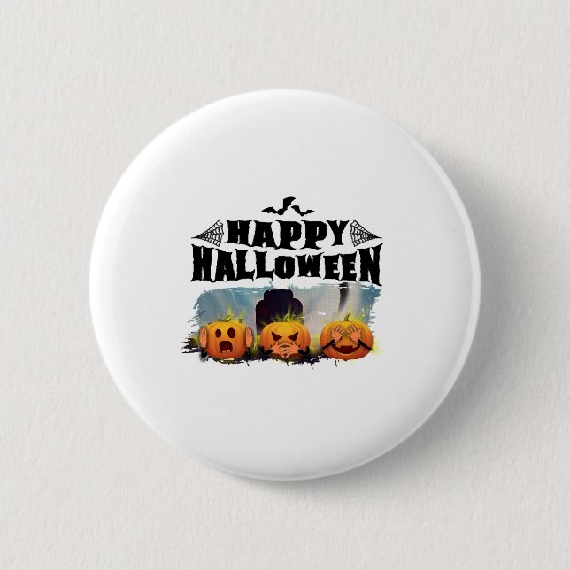 Happy Halloween                                    Button (Vorderseite)