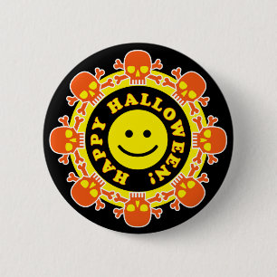 Happy Halloween Button