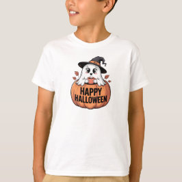 Happy Halloween Caffeine Ghost T-Shirt