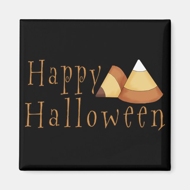 Happy Halloween Candy Corn Magnet (Vorne)