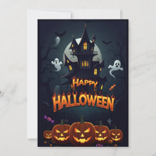 Happy Halloween Card Einladung