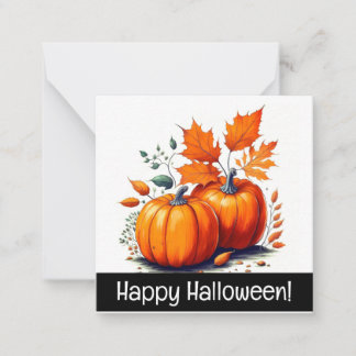 Happy halloween cards, niedlich, Stock up! Mitteilungskarte