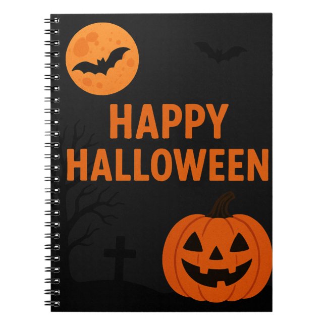 Happy Halloween Carnet Notizblock (Vorderseite)