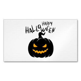Happy Halloween Carte de visite magnétique