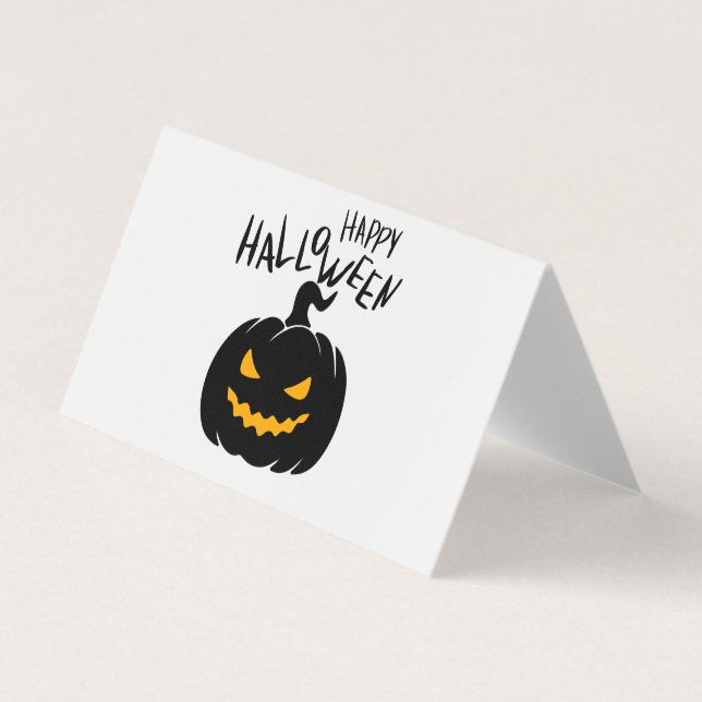 Happy Halloween Carte de visite pliée (Devant)