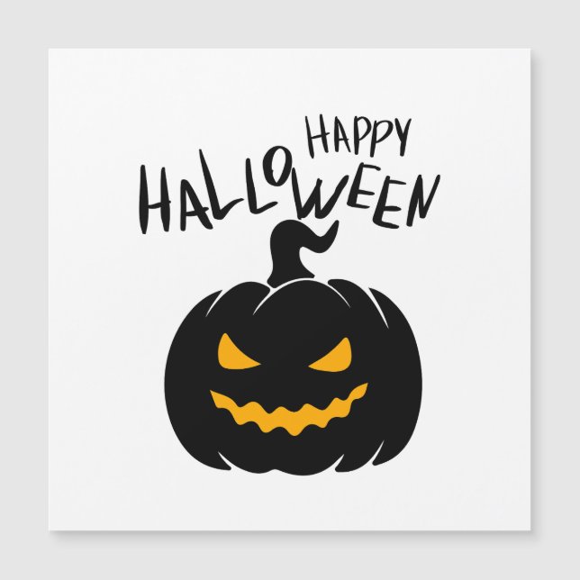 Happy Halloween Carte magnétique (Devant)