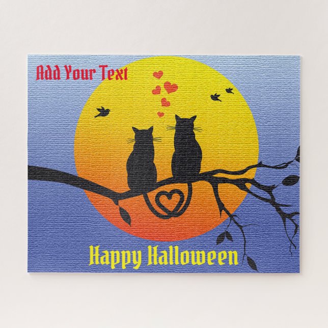 Happy Halloween Cat (Horizontal)