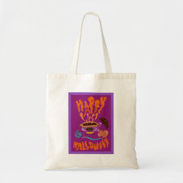 Happy Halloween Cat Lover Kaffee Cup Tote Tasche