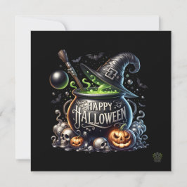 Happy Halloween Cauldron Einladung
