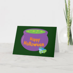 Happy Halloween Cauldron Karte