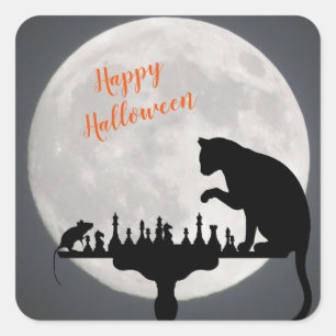 Happy Halloween Chat et Stickers souris