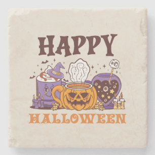 Happy Halloween Coffee Brew Steinuntersetzer
