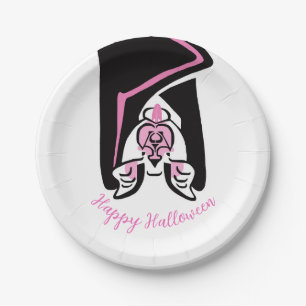 Happy Halloween - Cool Black BAT - Party Pappteller