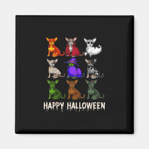 Happy Halloween Costume Chihuahua Dog Liebhaber Magnet
