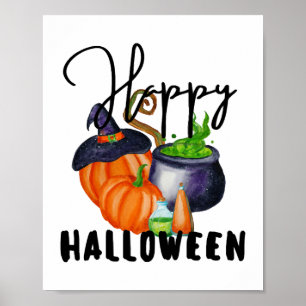 Happy Halloween Costume Halloween Dekor Poster