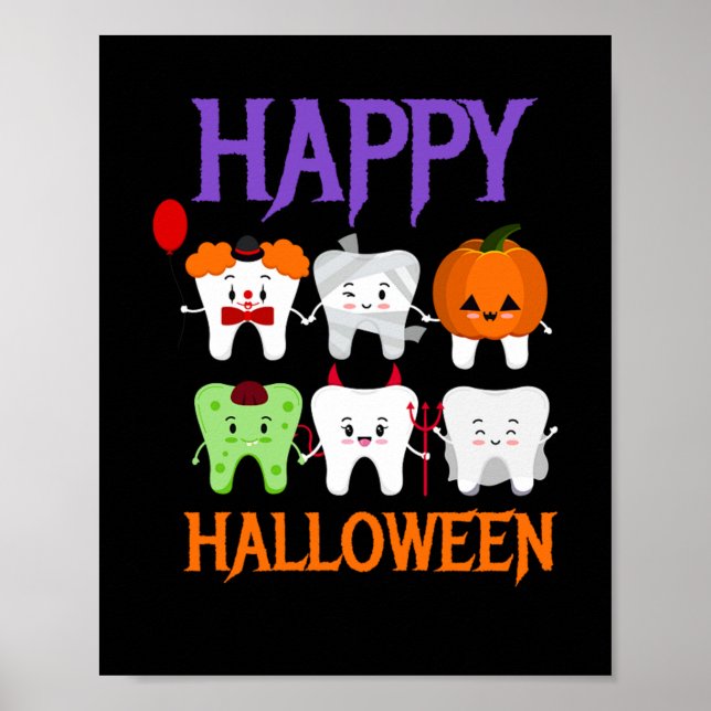 Happy Halloween Costume Tooth Fairy Poster (Vorne)