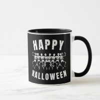 HAPPY HALLOWEEN DANCING SKELETONS