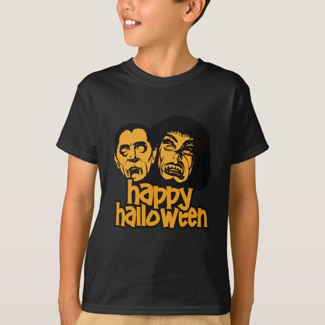 Happy Halloween Dark Shirt (Vorderseite)