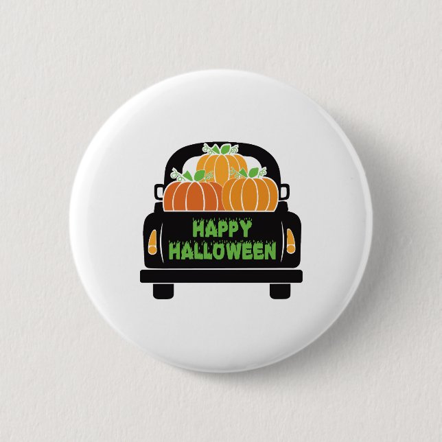 Happy Halloween day 2021 custume Button (Vorderseite)