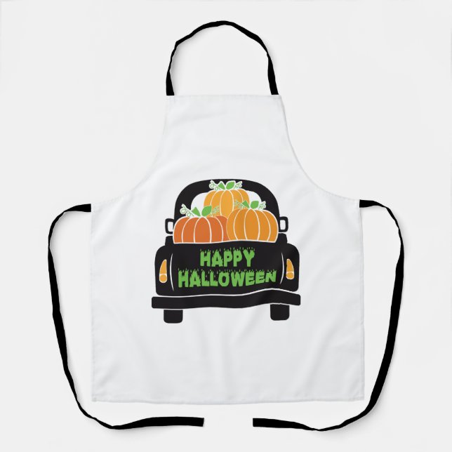 Happy Halloween Day 2021 Schürze (Vorderseite)