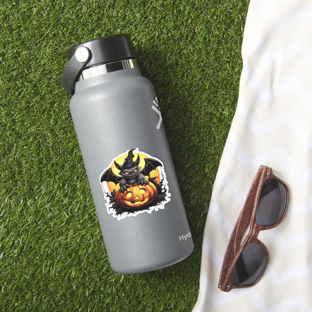 Happy Halloween Day - Funny Halloween Classic T-Sh Aufkleber (HydroFlask Insitu)