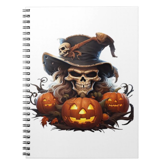 Happy Halloween Day - Funny Halloween Classic T-Sh Notizblock (Vorderseite)