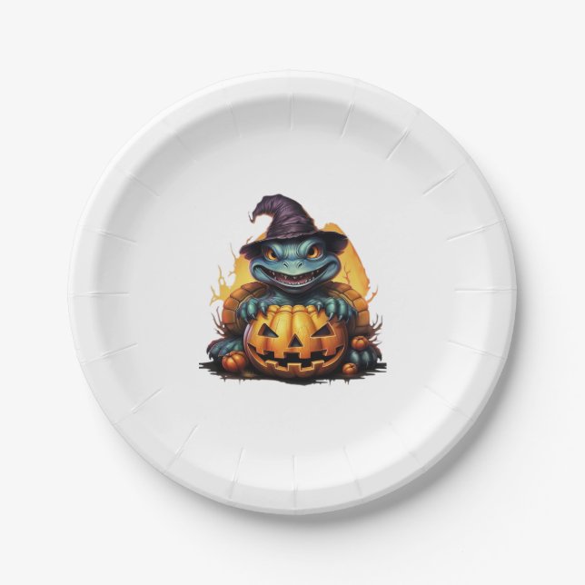 Happy Halloween Day - Funny Halloween Classic T-Sh Pappteller (Vorderseite)