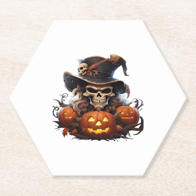 Happy Halloween Day - Funny Halloween Classic T-Sh Untersetzer (Vorderseite)