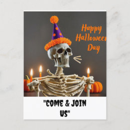 "Happy Halloween Day" Postkarte