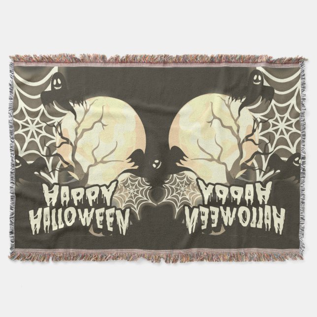 Happy Halloween Decke (Vorderseite)