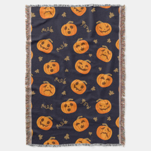 Happy Halloween Dekor Funny Beängstigend Pumpkins  Decke