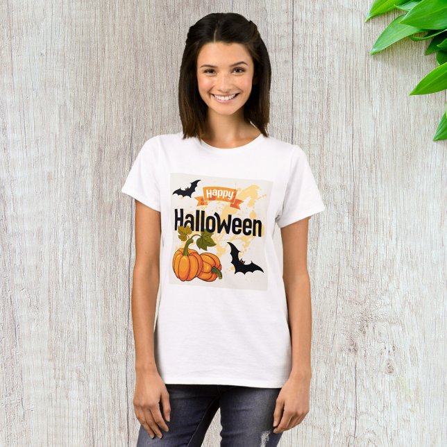 Happy Halloween Design T-Shirt (Von Creator hochgeladen)