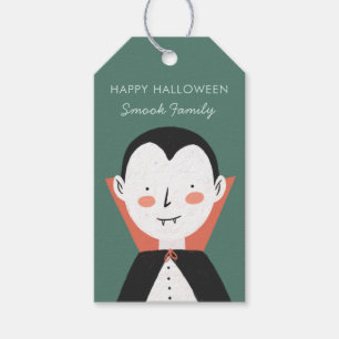Happy Halloween Dracula Geschenkanhänger