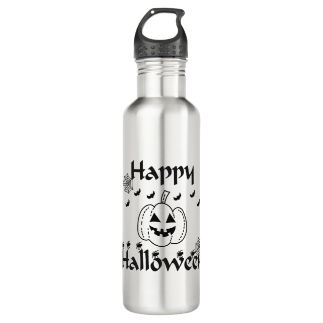 Happy Halloween                                    Edelstahlflasche (Vorderseite)
