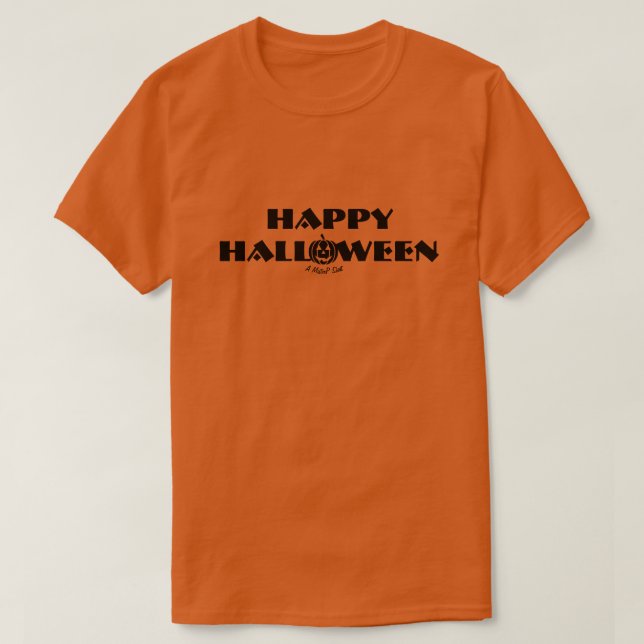 Happy Halloween - Ein MisterP-Shirt T-Shirt (Design vorne)