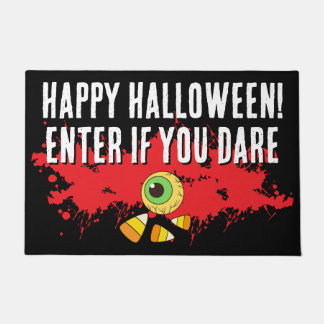 Happy Halloween Enter Wenn Sie wagen Willkommensma Fußmatte