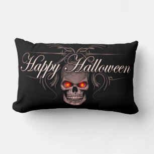 Happy Halloween Evil Skull Lendenkissen