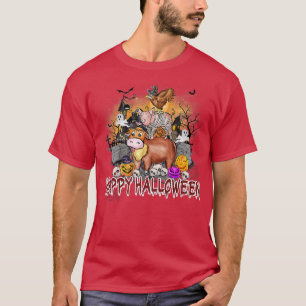 Happy Halloween Farm Tiere Spuk House JackOLa T-Shirt