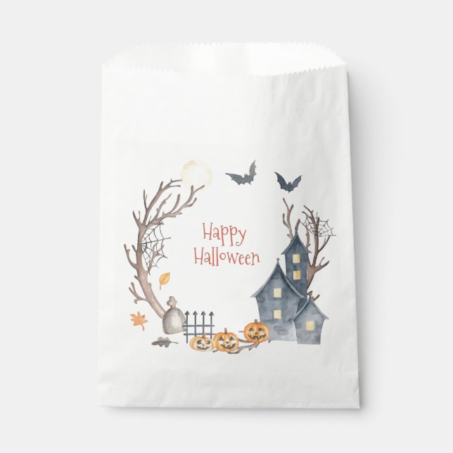 Happy Halloween Favor Bags Geschenktütchen (Vorderseite)