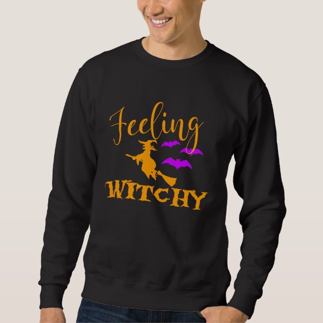 Happy Halloween Feeling Witchy Sweatshirt (Vorderseite)